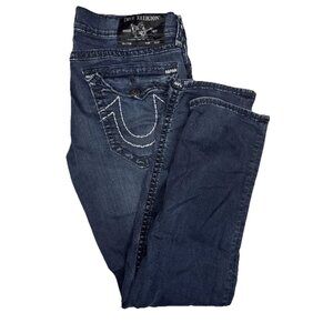 True Religion Ricky Flap Super T Jeans Men’s 36x32 Relaxed Straight Blue